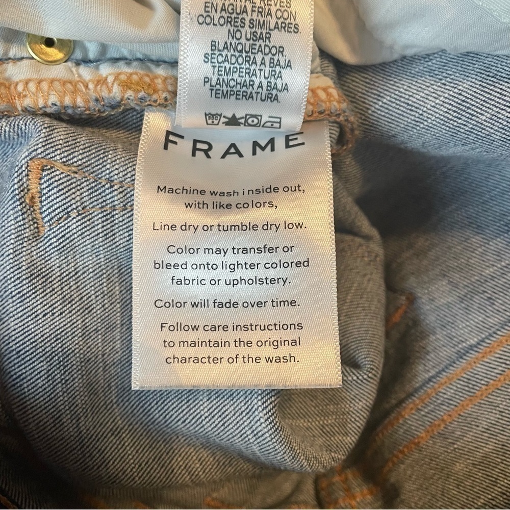 Frame Le Crop Bell Gail Jeans Sz. 28 - Picture 12 of 15